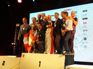 Medaglia d'oro campionati mondiale Francia